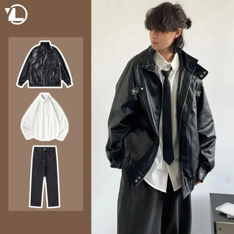 Men Formal Wear Coat - Retro 3-piece Set Men Women Loose