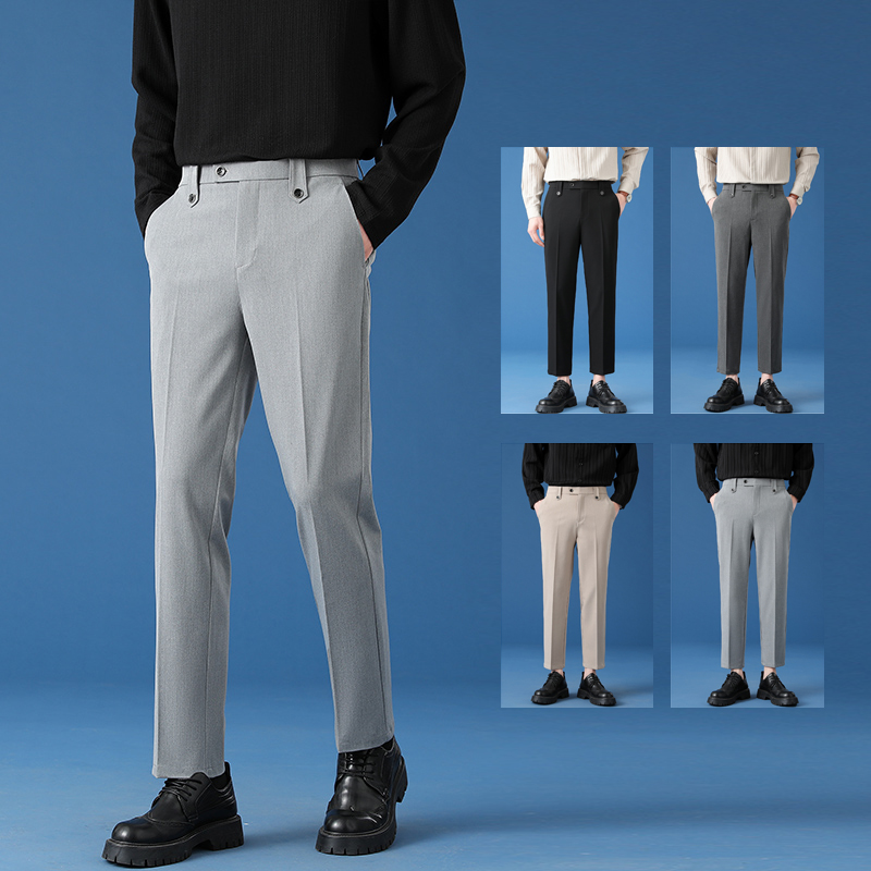 Khaki Formal Wear Men - High Quality Spring Summer Business Suit