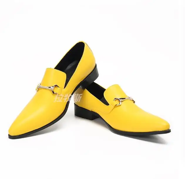 Men Formal Wear Shoes - Men's Shoeless Leather Shoes, British Korean