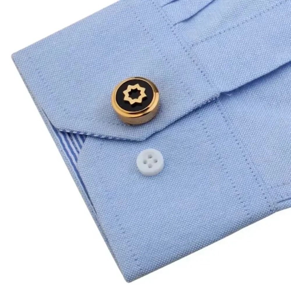 Round Cufflinks High-end Simpl - đánh giá và giá High End Men'S Formal Wear