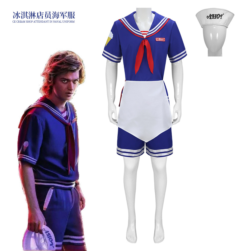 Steve Harrington Cosplay Costu - đánh giá và giá Men Formal Wear Set