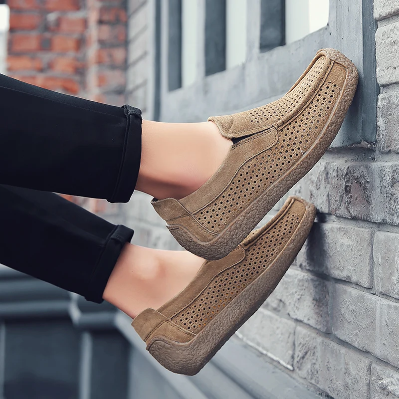 Men Loafers High-quality Slip  - đánh giá và giá Men Formal Wear Shoes