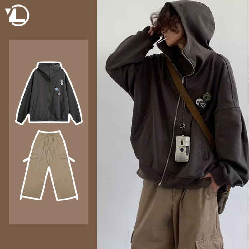 Autumn College Casual Set Men  - đánh giá và giá Men Formal Wear Coat