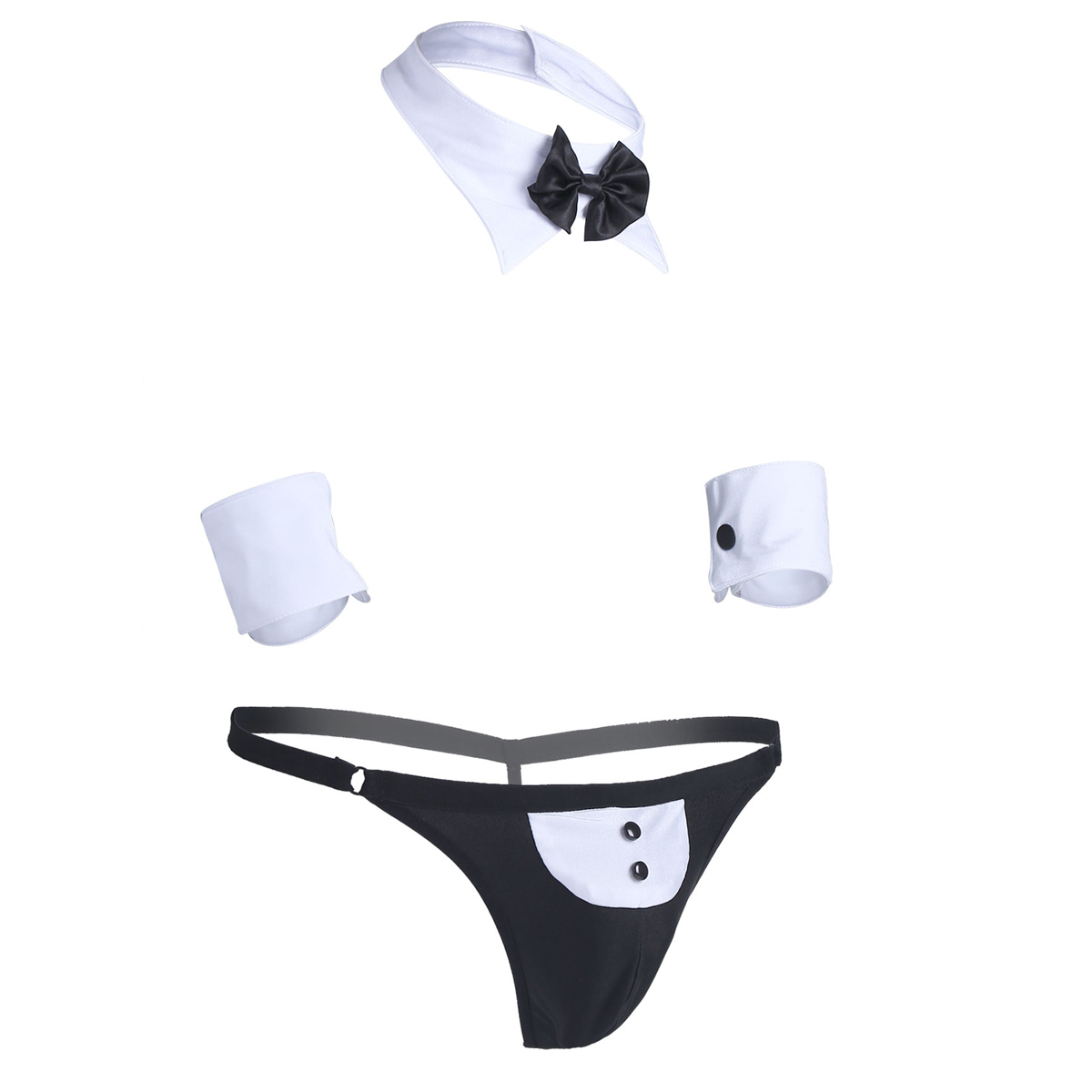 Men Cosplay Waiter Lingerie Se - đánh giá và giá Men Formal Wear Set