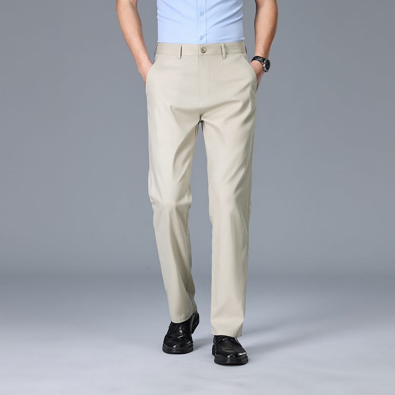 Summer Thin Breathable Cotton  - đánh giá và giá Men Formal Wear Set