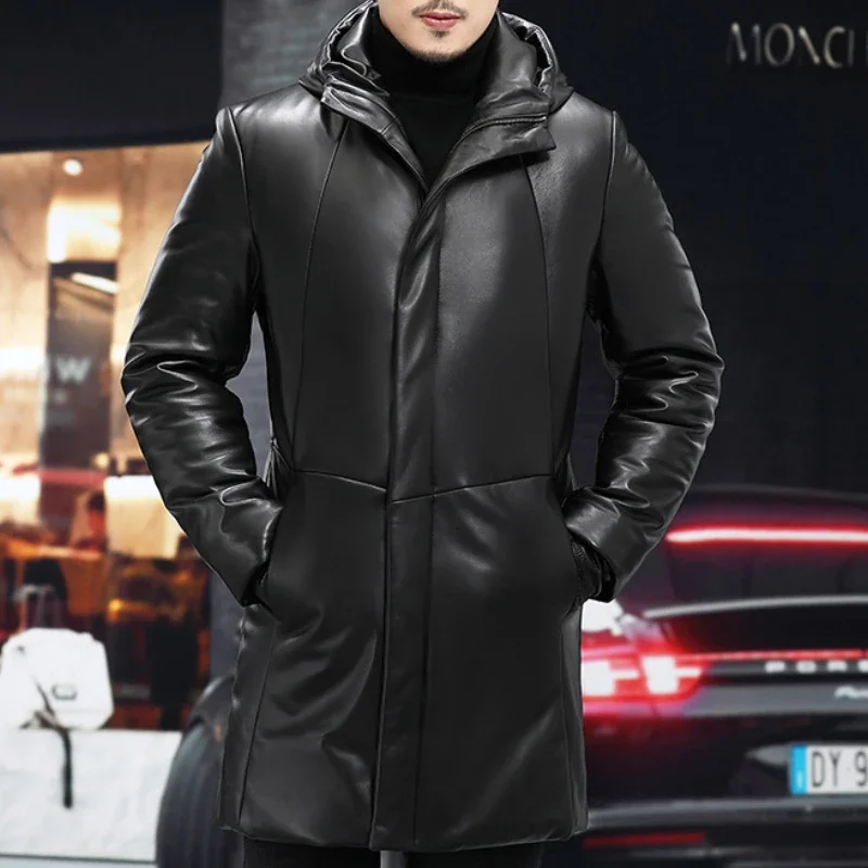 Men's Winter Coat Sheepskin Le - đánh giá và giá Men Formal Wear Coat