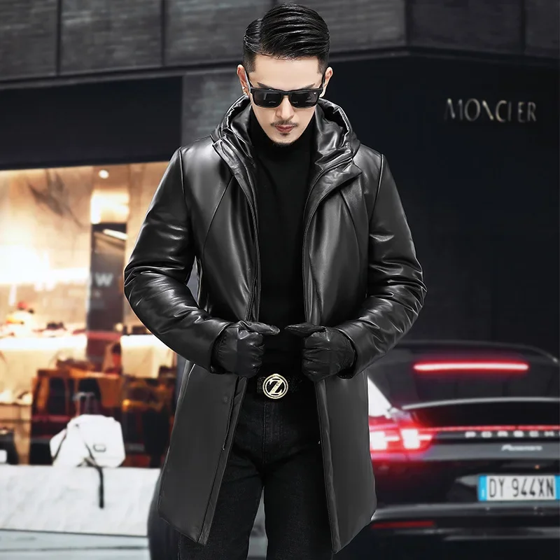 Men's Winter Coat Sheepskin Le - đánh giá và giá Men Formal Wear Coat