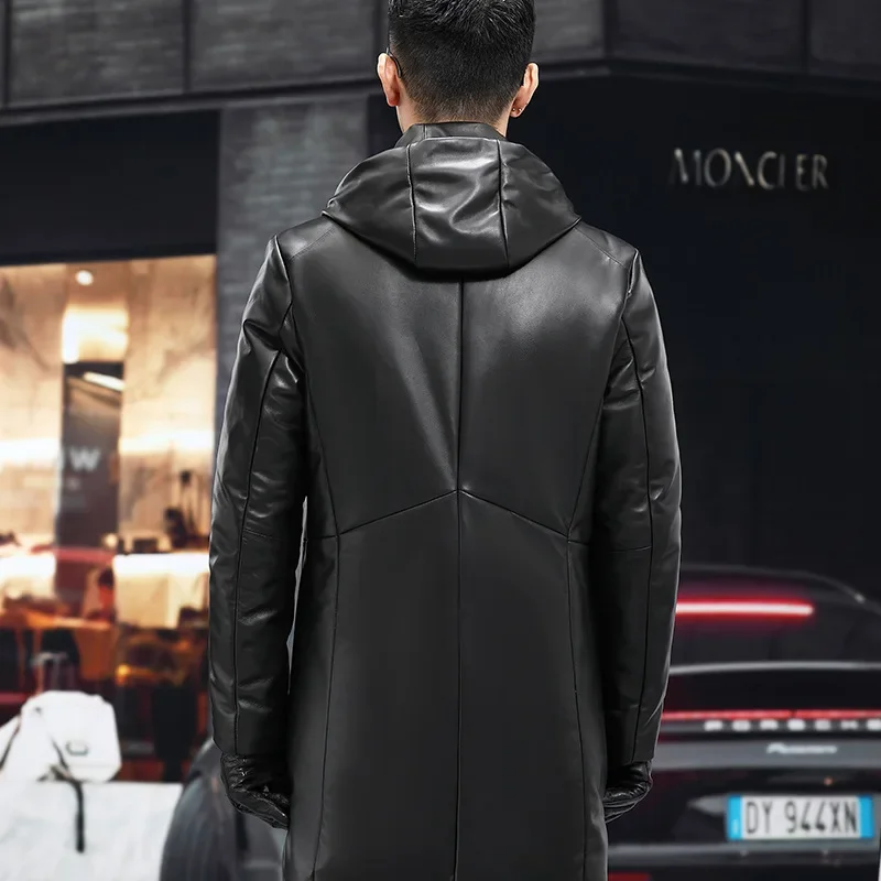 Men's Winter Coat Sheepskin Le - đánh giá và giá Men Formal Wear Coat