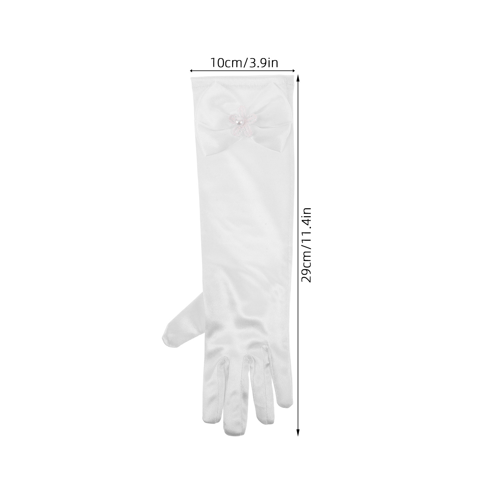 2Pcs Elegant Bowknot Girls Dre - đánh giá và giá Formal Glove Leather