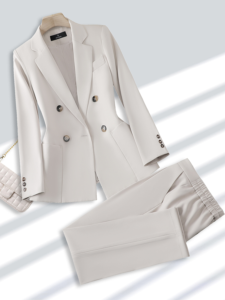 Fashion Ladies Pant Suit Forma - đánh giá và giá Khaki Formal Wear Men