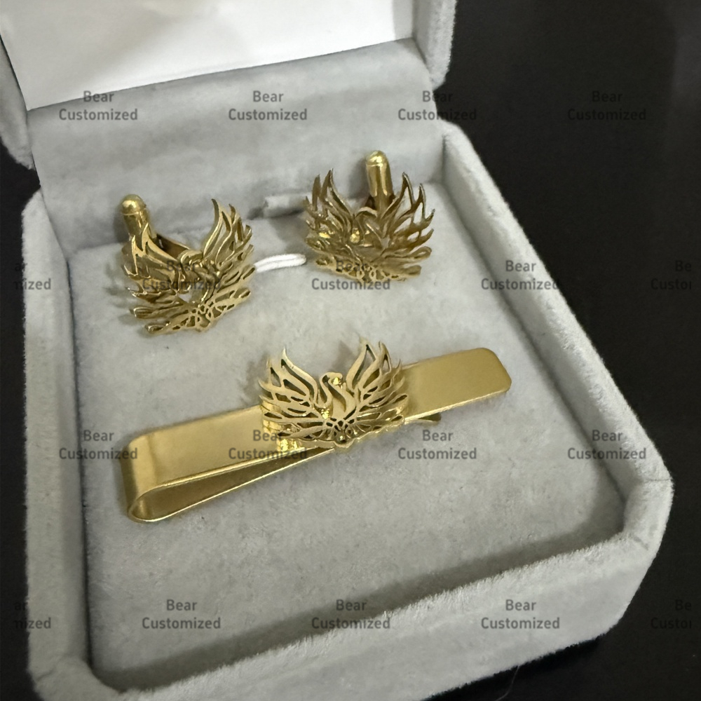 Custom Cufflink Tie Set Bar Pe - đánh giá và giá Men Formal Wear Set