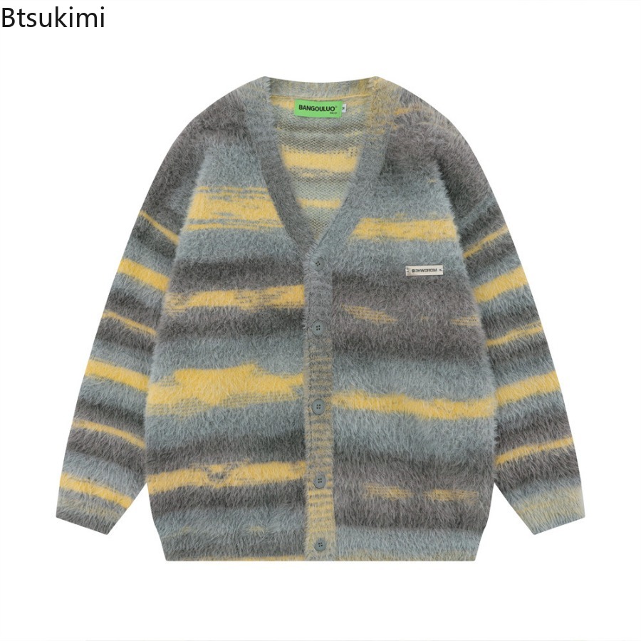 Men's Yellow Striped Thickened - đánh giá và giá Men Formal Wear Coat