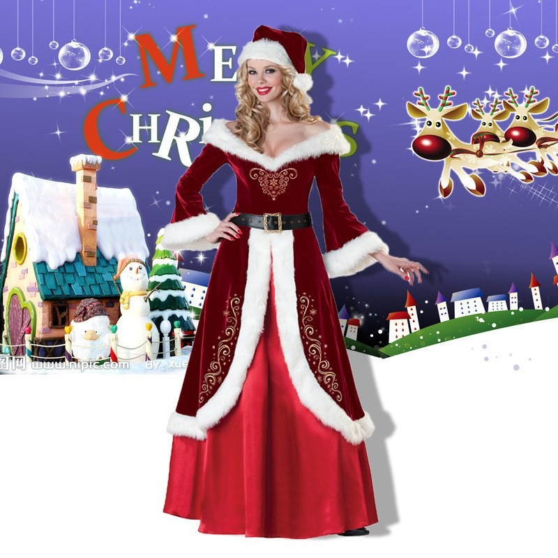 Santa Claus Costume Women Men  - đánh giá và giá Men Formal Wear Set