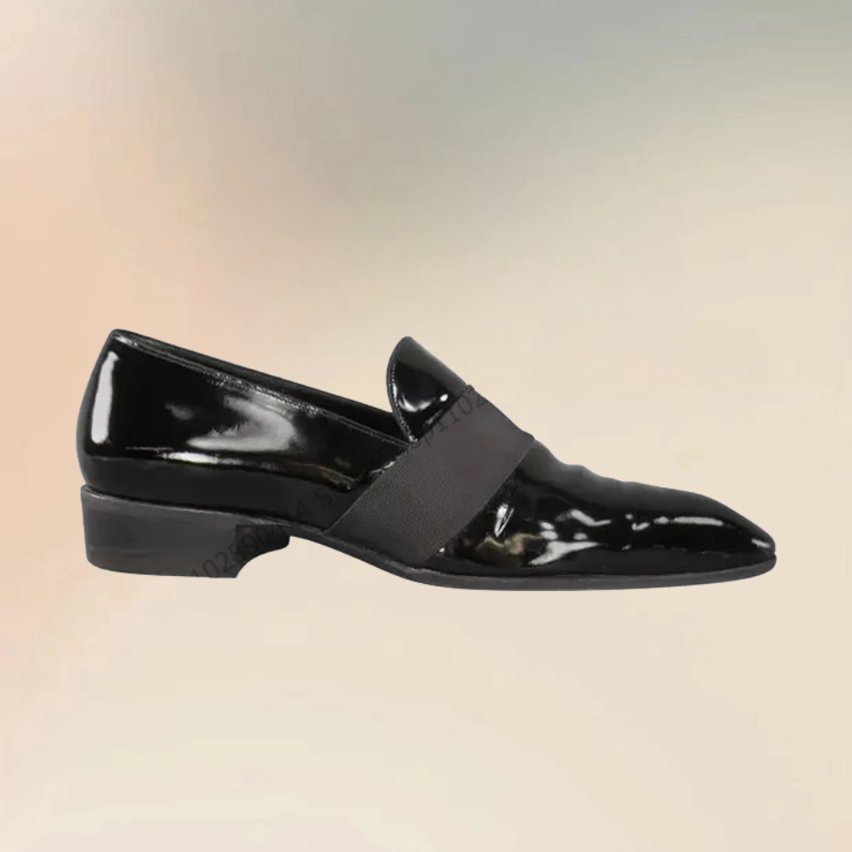 Black Patent Leather Riband De - đánh giá và giá Men Formal Wear Shoes