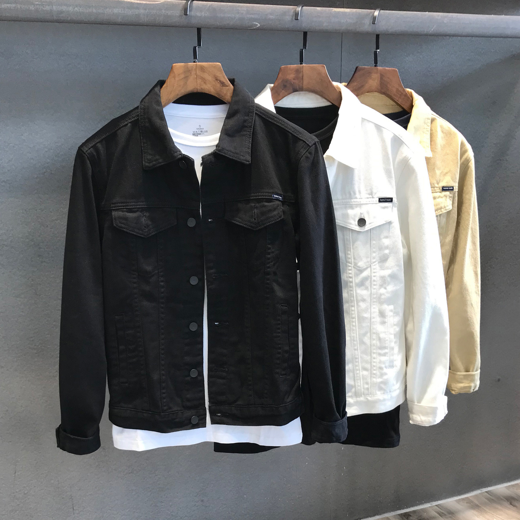 Spring Autumn Men's Denim Jack - đánh giá và giá Men Formal Wear Coat