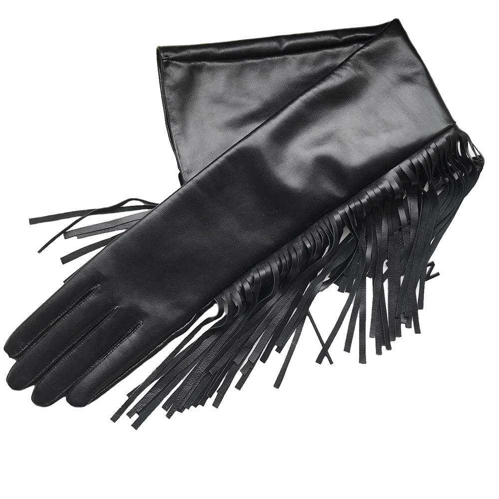 Women's Long Gloves Fringe Tas - đánh giá và giá Formal Glove Leather