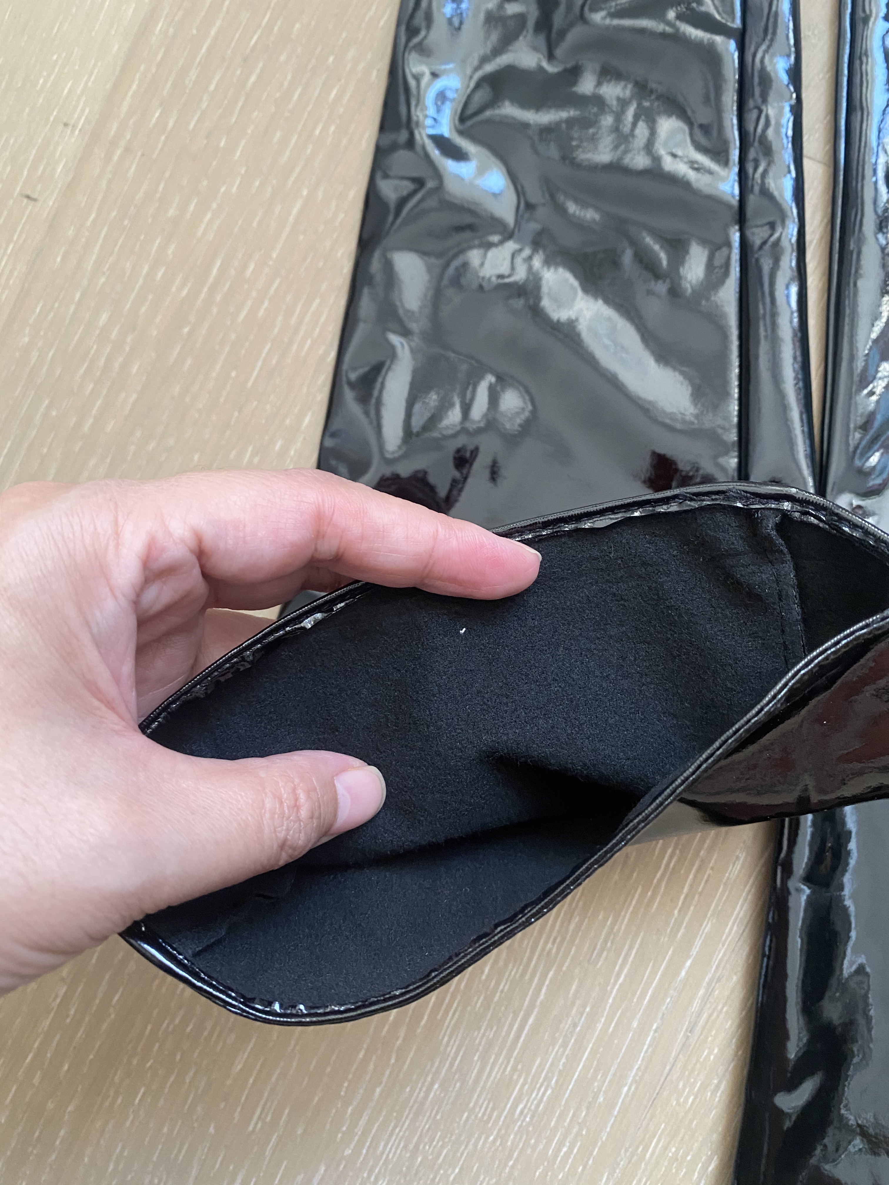 Women's Fashion Patent Black P - đánh giá và giá Formal Glove Leather