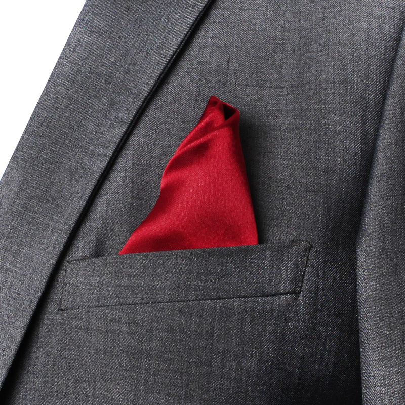 22CM Solid Color Pocket Squre  - đánh giá và giá Men Formal Wear Set