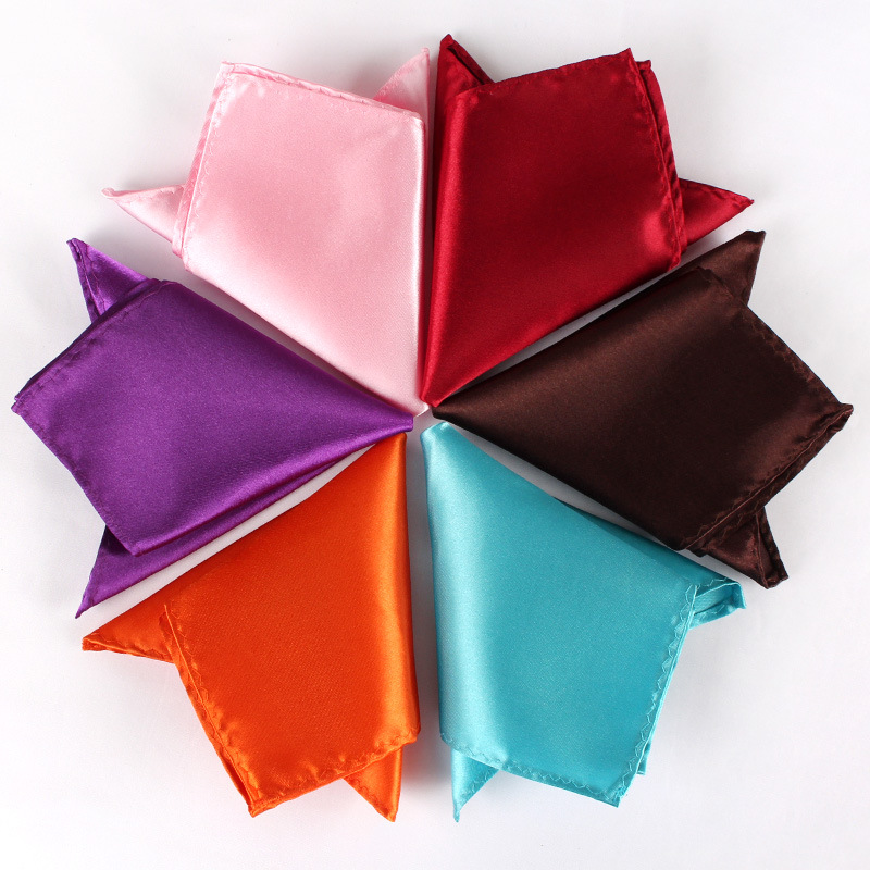 22CM Solid Color Pocket Squre  - đánh giá và giá Men Formal Wear Set
