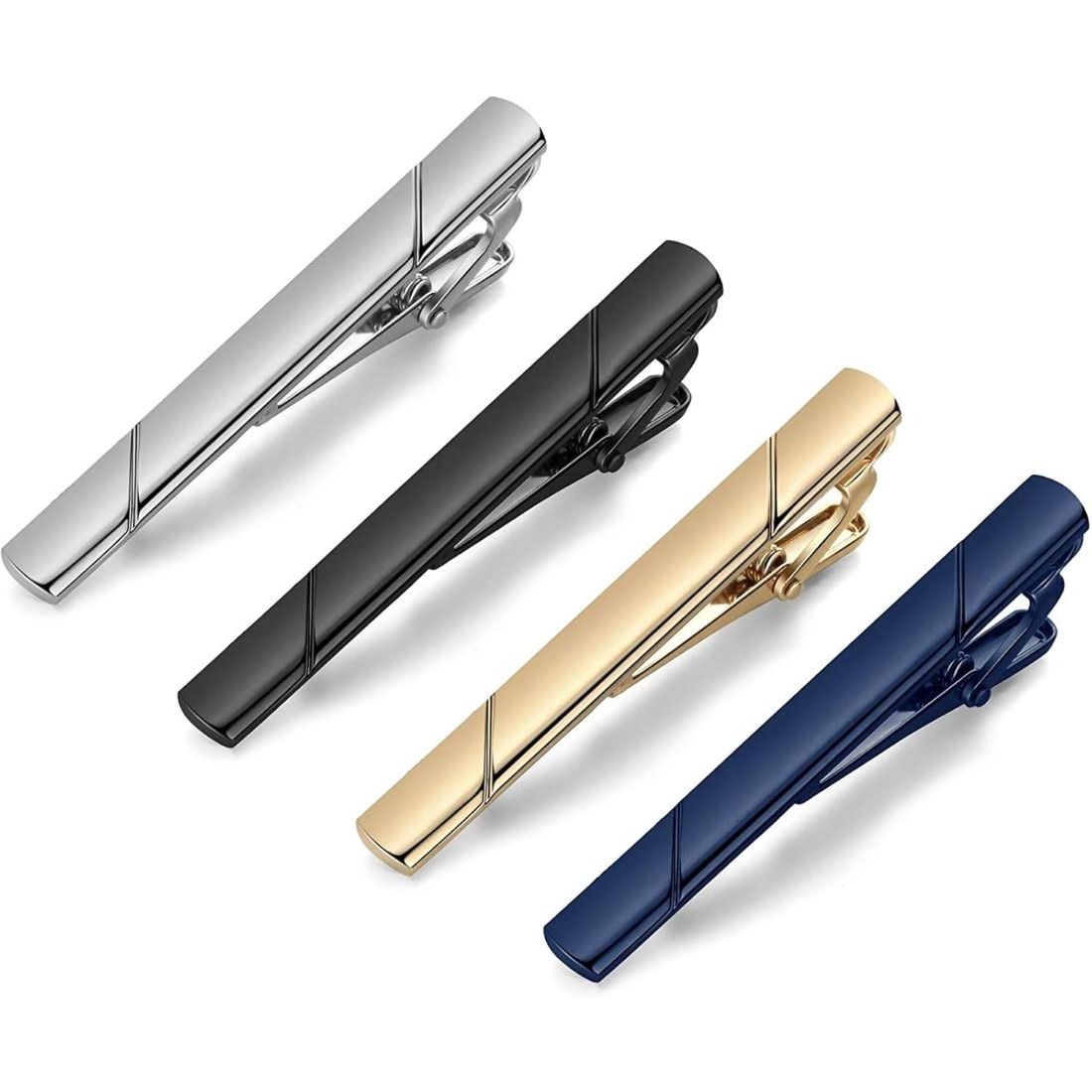 This polished metal tie clip s - đánh giá và giá Men Formal Wear Look