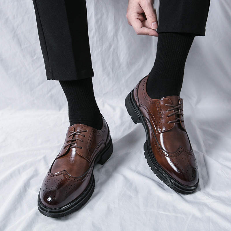 Men Brogue 5/8/10CM Platform H - đánh giá và giá Men Formal Wear Shoes